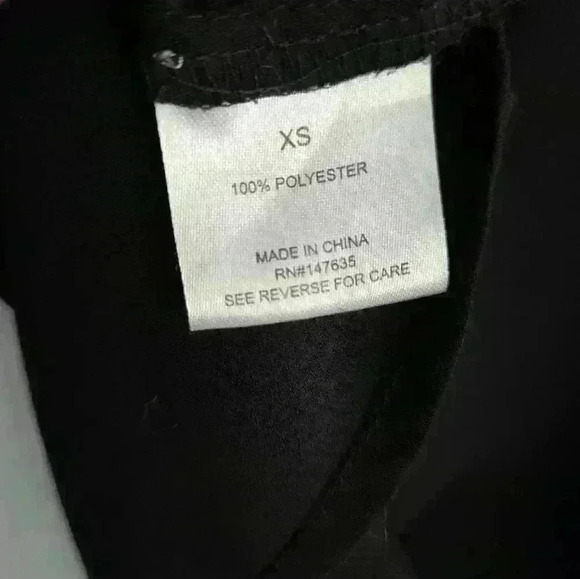 Romeo and Juliet Couture black xs shear shirt dress, Summer - Picture 7 of 13